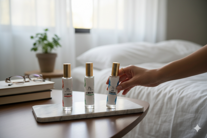 Pack de 3 Parfums "Cocktail - Menthol - Bleu Eucalyptus"